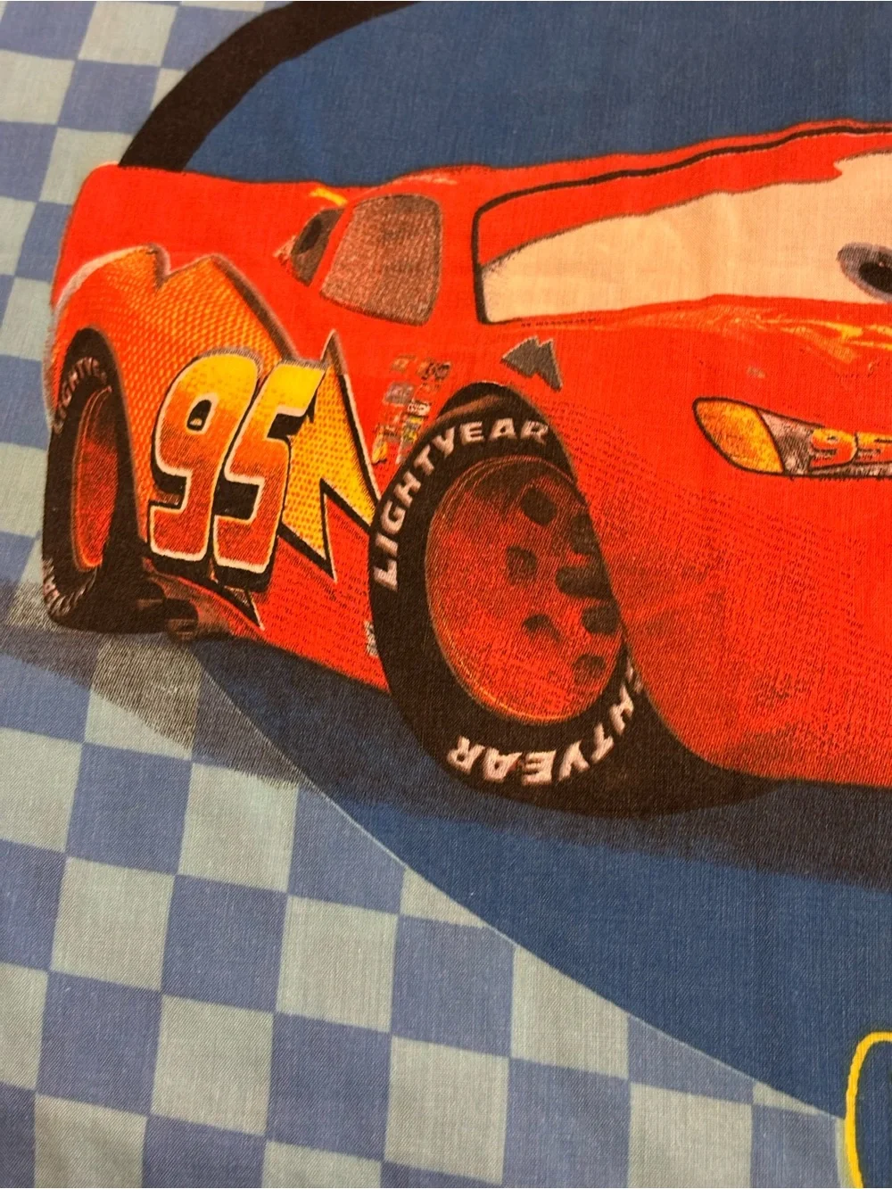 Disney Pixar Cars Lightning McQueen Tow Mater Pillowcase Standard Piston Cup